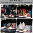 thumbnail image 3 of HUISEFOR Winter Snowman Print Car Trunk Mat 29" x 39" Full Protection Cargo Mat Rear Trunk Liner Scratchproof Cars Accessories Anti Slip Easy Installation for Cars, SUVs, 3 of 7