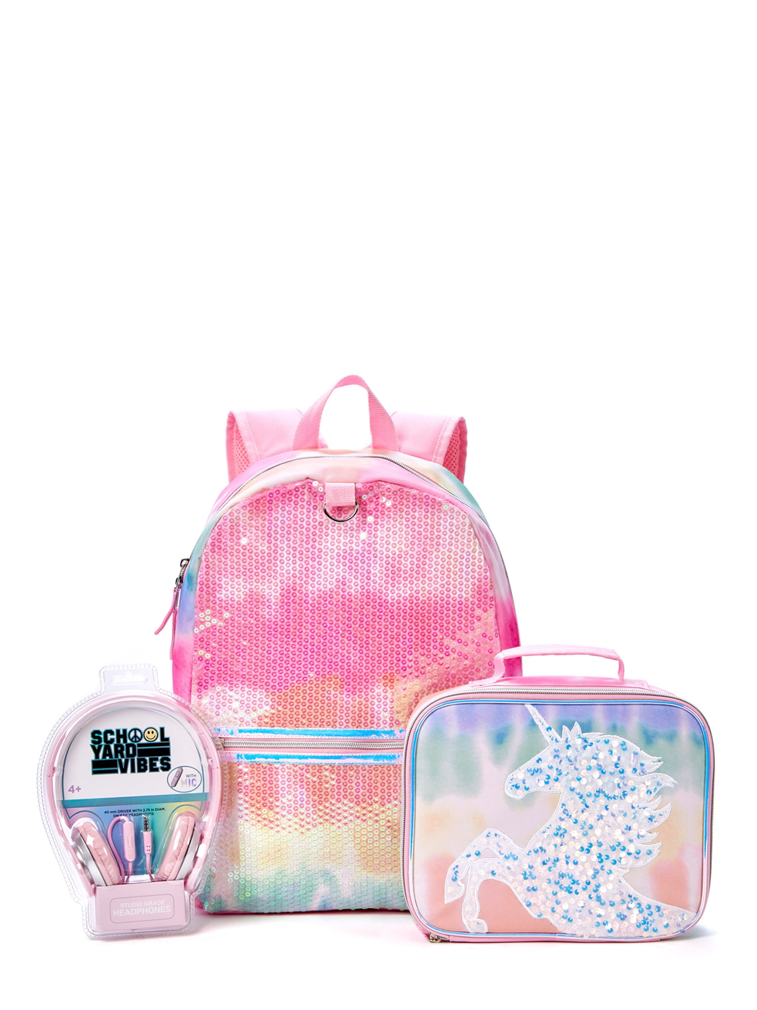 Personalised Glitzy Cat Toddler Kids Childs Back Pack Girls Back To School Bag 