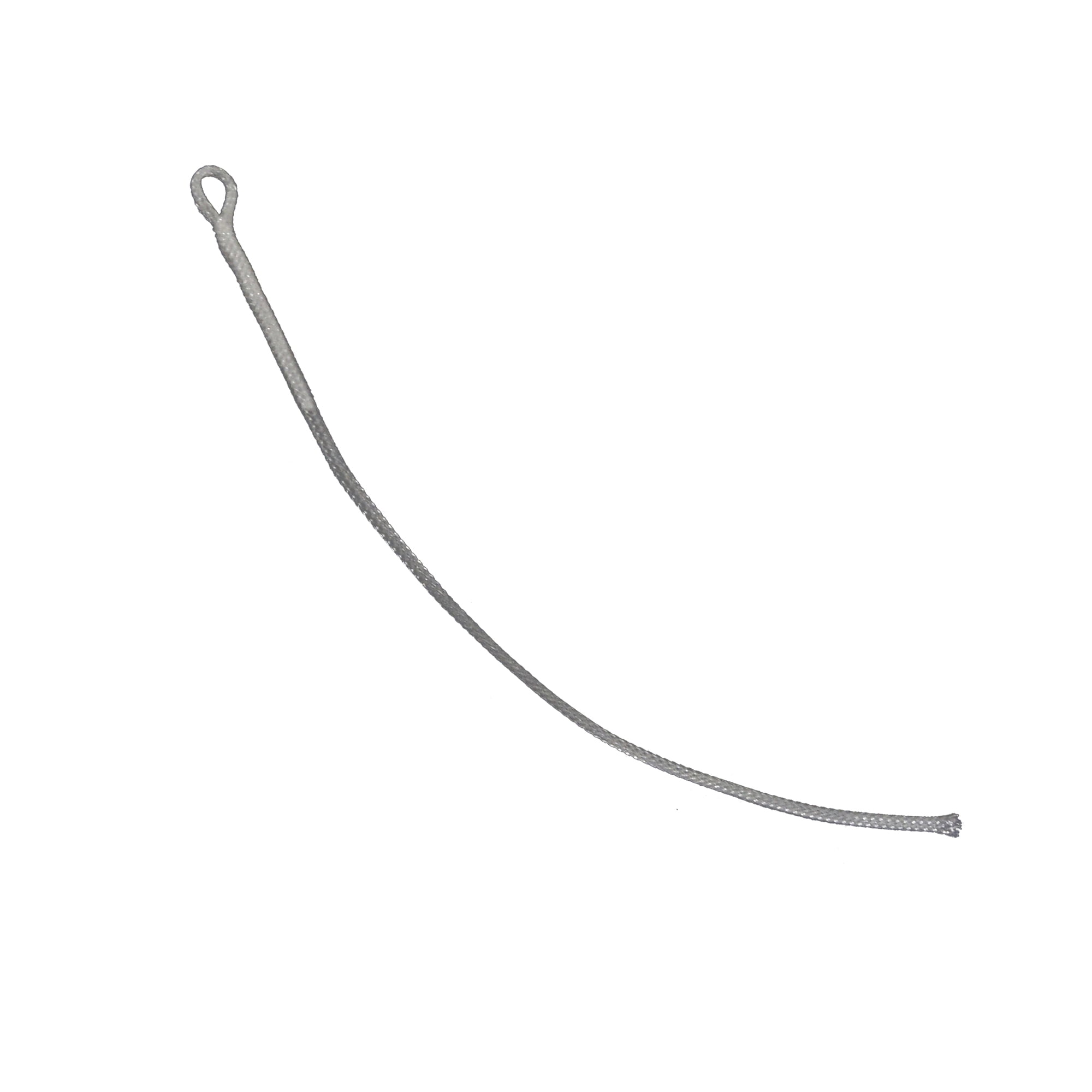 (2 pack) Cortland Slip-on Braided Leader Loops, Clear, 30-Pound Test, 601253