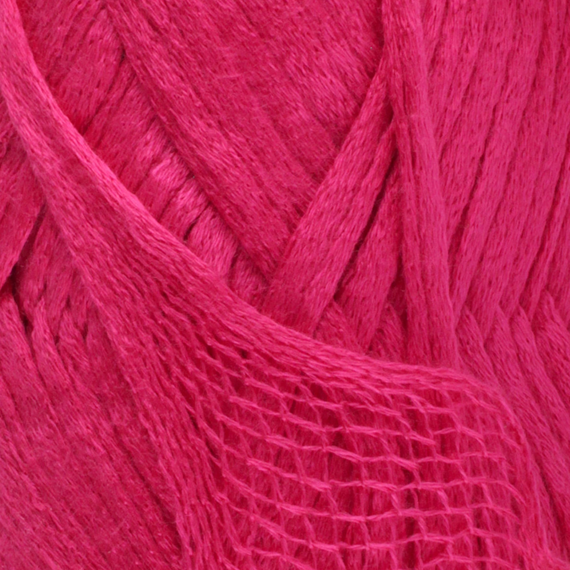 JubileeYarn Mesh Fishnet Yarn - Chunky Acrylic - 200g/Skein - Hot Pink - 2 Skeins