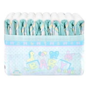 Littleforbig Adjustable Hook-and-Loop Closure Adult Printed Cloth Back Diaper 40 Pieces (4 Packs) - Baby Parade (Large 36-48)