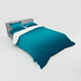 thumbnail image 3 of Ambesonne Ombre Bedding Set 3 Pcs, Tropic Ocean Room, Twin, Petrol Blue, 3 of 3