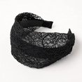 thumbnail image 3 of Diadema de encaje dulce Maquillaje Lavar la cara Diseño de moda Paño Estilo coreano Ropa para el cabello Mujeres Accesorios para el cabello Adorno para el cabello (Negro) TUNC Sencillez, 3 of 4