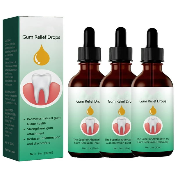 ¡Precio rebajado! DentiZen Gotas para el crecimiento, encías para la retracción de las encías, extracción con aceite para dientes y encías, rejuvenece las encías con facilidad, 30 ml por un período li