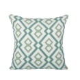thumbnail image 1 of Juego de 2 fundas de almohada decorativas bordadas, almohadas decorativas, cojines sin relleno incluido, 18 x 18, color verde, 1 of 1