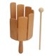 thumbnail image 1 of Tubo De Sonido De Madera, Instrumento De Percusión De Tubo De 8 Tonos Aspecto Brillante Mano De Obra Fina Alta Dureza Con Martillo Para Educación Temprana De Niños, 1 of 7