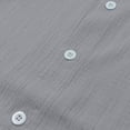 thumbnail image 7 of CONZONE Mens Buttons Down Shirts Short Sleeve Shirts for Men Trendy Solid Color Slim Soft Lightweight Summer Tops, 7 of 7