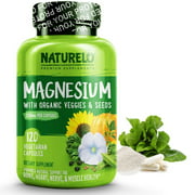 Naturelo Magnesium With Organic Veggies & Seeds -- 200 Mg - 120 Vegetarian Capsules