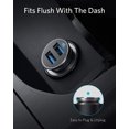thumbnail image 1 of Cargador de coche Anker, Mini 24W Dual USB Car Charger, PowerDrive 2 Alloy Car Adapter with Blue LED for iPhone12/12 Pro/11/11 Pro/XR/Xs/Max/X, iPad Pro/Air 2/mini, Galaxy (No compatible con quick cha, 1 of 2