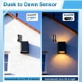 thumbnail image 3 of greencycle Dusk to Dawn Sensor Outdoor, IP65 Waterproof Photocell Light Sensor Auto On/Off, Day Night Switch for Porch, Lamp Post & Security Lights – Energy Saving, No More Manual Switching,7PK, 3 of 7