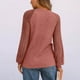 thumbnail image 5 of Sudadera para mujer,Blusa de encaje con patchwork para mujer, manga larga, cuello redondo, tejido de poliéster, estilo bohemio, uso diario informal, sopatenor, 5 of 8