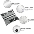 thumbnail image 6 of nygtbtfer Black and White Throw Pillow Covers  Set of 2 Decor Decorative Throw Pillow Cover Grey Abstract Modern Geometric Square Cushion Cases for Sofa Bed Couch 22x22in, 6 of 7