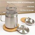 thumbnail image 4 of WIFKLSIIPG Filtre à Huile en Acier Inoxydable 304 Grande Capacité Filtre à Huile Polyvalent Réservoir de Filtre à Huile Multifonctionnel Mini Friteuse et Tasse de Filtre Combo (1.5L), 4 of 8