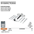 thumbnail image 2 of Extractor Volantes 10 Pz Truper 14508 Truper EXT-10, 2 of 2