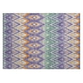 thumbnail image 2 of Addison Rugs Chantille Indoor/Outdoor Transitional Southwest Purple Washable Rectangle Rug, 1'8" x 2'6", 2 of 6
