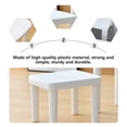 thumbnail image 2 of AURARMLET 1Pcs Tabouret Portable pour Salle de Bain avec Forme Carrée et Design Simple pour Enfants Usage Intérieur et Extérieur, 2 of 7