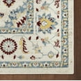 thumbnail image 4 of Everwash Treasure Lina Traditional Medallion Machine Washable Indoor Area Rug, Ivory/Red, 6'6"x9'2", 4 of 8