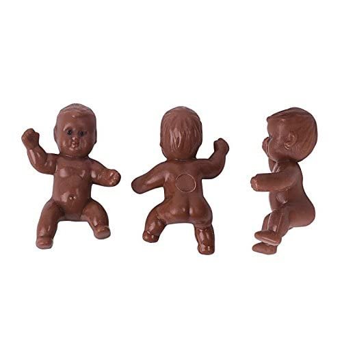 JUXINDA 1.2" King Cake Babies Mini bebés de plástico para Baby Shower Ice Cube Game Party JUXINGDAZYF JUXINGDAZYF