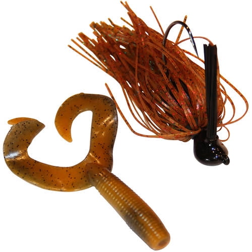 Blitz Lures Blitz Spyder Jig, HoleInOne Skirt with Rattles