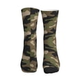 thumbnail image 2 of Athletic Socks Camouflage Print Pattern Sport Running Calf Socks Crew Socks for Men Women, 2 of 7