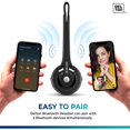 thumbnail image 3 of Delton Casque Sans Fil Bluetooth pour Conducteurs - Réduction de Bruit Mains Libres avec Micro 18 Heures d'Autonomie, 3 of 4