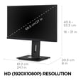 thumbnail image 5 of ViewSonic VG275 Monitor IPS 1080p de 27 pulgadas diseñado para superficies con ergonomía avanzada, 60 W USB C, HDMI, DP (renovado), 5 of 5