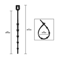 thumbnail image 6 of Zenport GA307 Easy Plant Tie, 6.75" (15 Per Pack), Black, 6 of 6