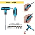 thumbnail image 4 of PENGGONG Socket Wrench Set Ratchet Screwdriver Combination Set Manual Screwdriver Set Household Multifunctional Screwdriver Bit, 4 of 7