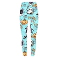 thumbnail image 5 of DDAPJ pyju Womens Halloween Costume Legging Pants for Women High Waisted Yoga Pants Fashion Graphic Prints Jogger Athletic Tights Sky Blue XXL, 5 of 5