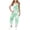 Green, variant on Sentmoon Jumpsuits for Girls Dressy Thin Strap Sleeveless Regular Rompers V Neck Tie Dye Print Summer Outfits with Pockets Trendy Girls for Weekend Brunch Black 5 Years