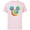 Soft Pink, variant on Disney Mickey Mouse Icon Rainbow Tie-Dye - Short Sleeve Cotton T-Shirt for Adults- Customized-Black