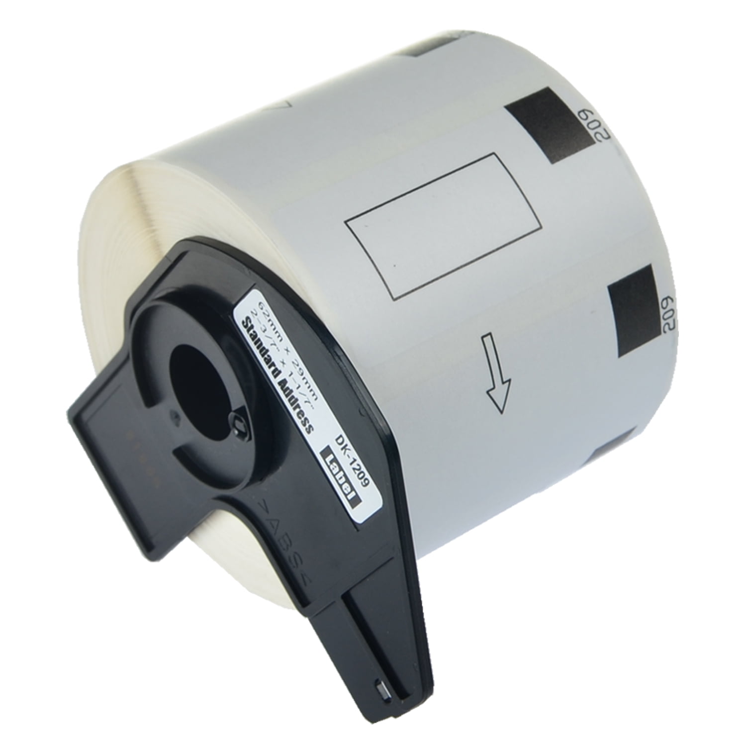 GREENCYCLE (8 Roll, 800 Labels per Roll) Compatible for Brother DK-1209 DK1209 Die-Cut Shipping Address Barcodes Labels 1-1/7" x 2-3/7" (29 mm x 62 mm) with Cartridge for QL-1050 QL-500 Label Printer
