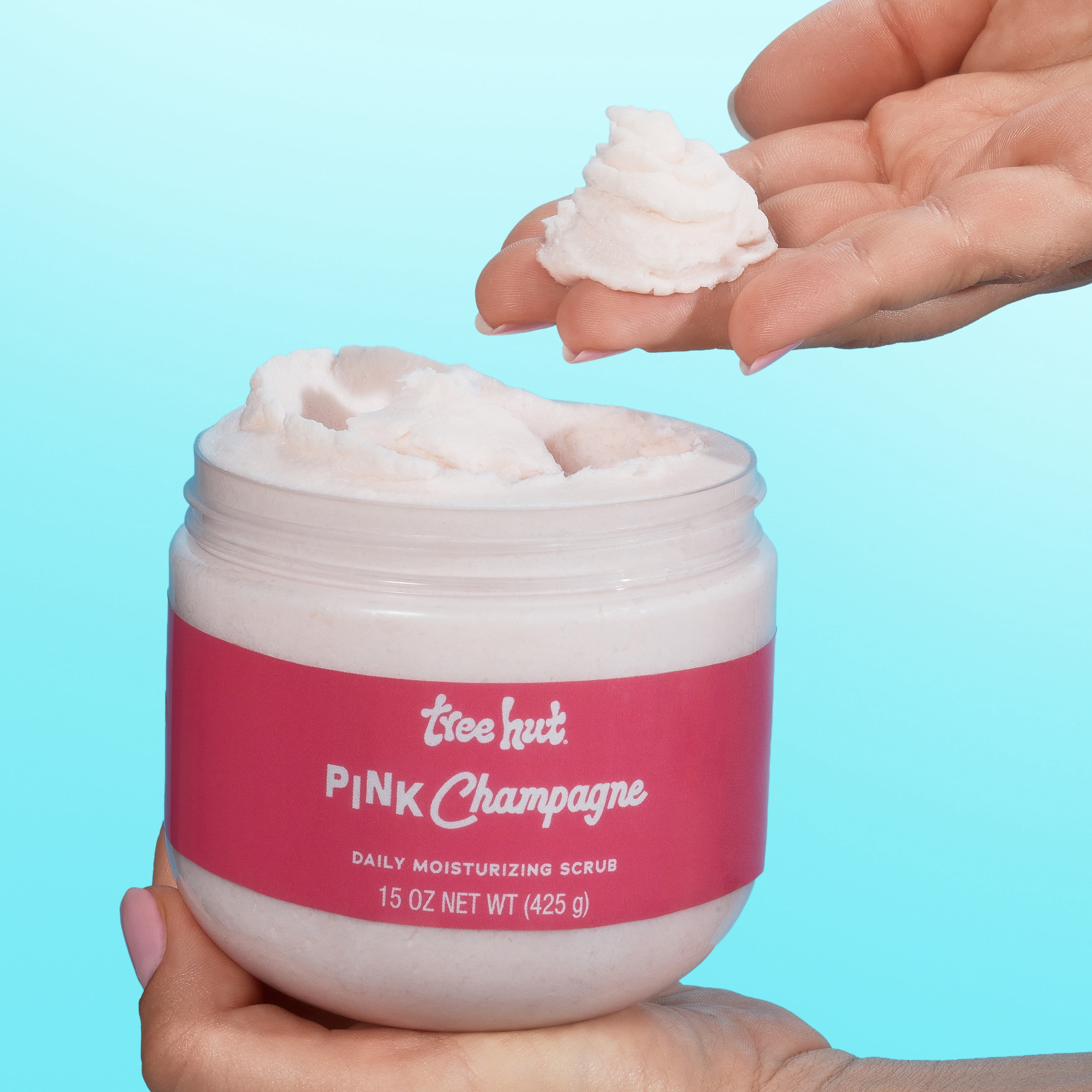 Tree Hut Pink Champagne Daily Moisturizing Scrub, 15 oz