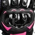 thumbnail image 3 of Guantes Para Motociclista Rosa Dama Negro Con Protecciones Talla M, 3 of 8
