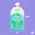 thumbnail image 3 of WeeSprout Double Zipper Reusable Food Pouches for Babies & Toddlers, Blue, 7 fl oz, 3 of 8