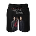 thumbnail image 2 of Vampire Diaries Men's Swim Trunks Board Shorts Drawstring Elastic Waist Quick Dry Swimsuits Beach Shorts with Pockets S, 2 of 8