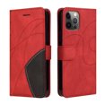 thumbnail image 1 of (Red) Case for iPhone 15 pro (6.1 inches), PU Leather Wallet Case, Magnetic Closure and Flip Protection Case with Shockproof TPU, Flip Case, Card Slots, 1 of 5