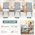 thumbnail image 5 of Dining Chair Covers Set of 4, Stretch Dining Room Cushion Cover Non-Slip Elastic Protectors for Wedding Kitchen Party Hotel, 5 of 6