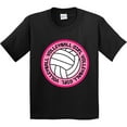 thumbnail image 3 of Inktastic Volleyball Girl Youth T-Shirt, 3 of 5