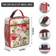 thumbnail image 3 of Flower Insulated Lunch Bag Box Teen Reusable Lunch Tote Bag Lightweight Lunch Tote Portable Bag Office Travel, 3 of 6