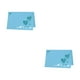 thumbnail image 4 of Matsuzay 50 piezas de impresión duradera con tarjetas de nombre de ahuecadas de corazón, tarjeta de lugar de nombre hueco de corazón azul azul 2Conjunto, 4 of 6