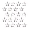 thumbnail image 1 of 30 pinzas para el pelo a presión, pasadores para el pelo con forma de estrella de metal plateado, antideslizantes, 1 of 4