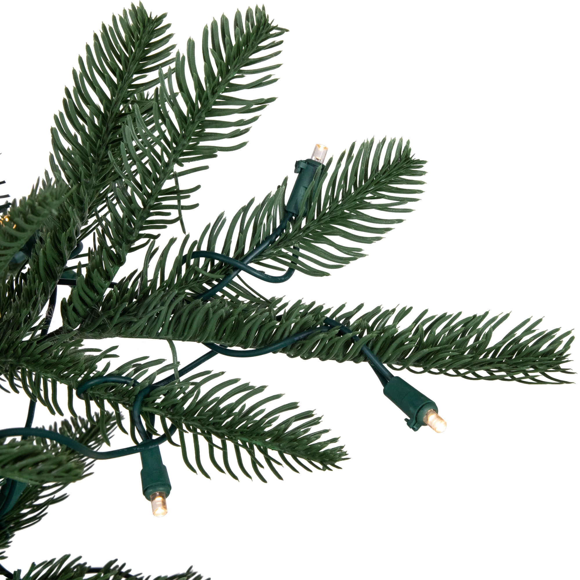 6.5' Pre-Lit Layered Noble Fir Artificial Christmas Tree - Warm Clear LED Lights
