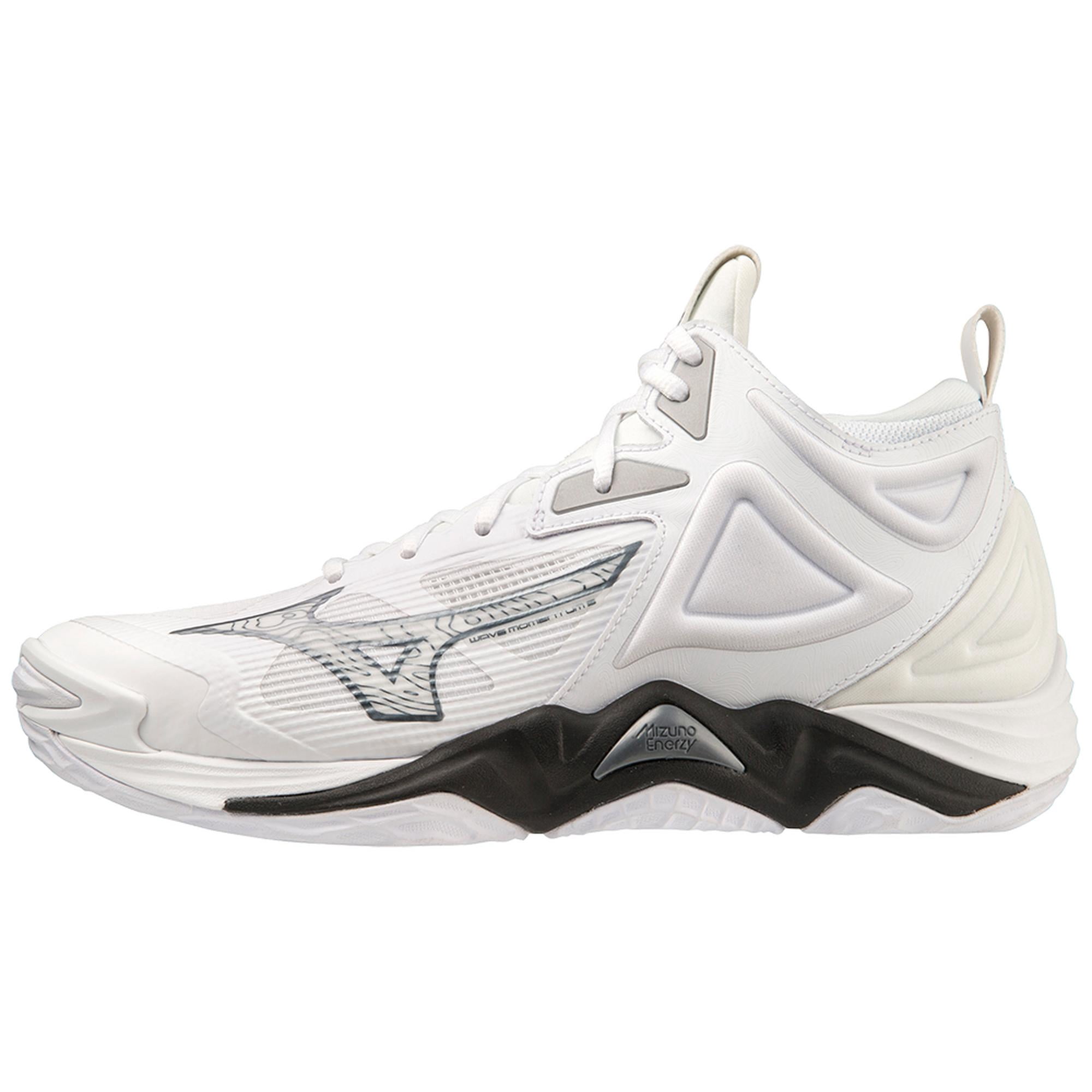 Mizuno Men's Wave Tornado 8 Volleyball Shoe, Black/White, 15 D US