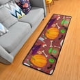 thumbnail image 2 of GZHJMY Halloween Pumpkin Skull Runner Rug 72"x24",Non-Slip Anti Fatigue Comfort Floor Mats Kitchen Long Rugs for Bedroom Living Room Bathroom Hallways Entrywa, 2 of 7