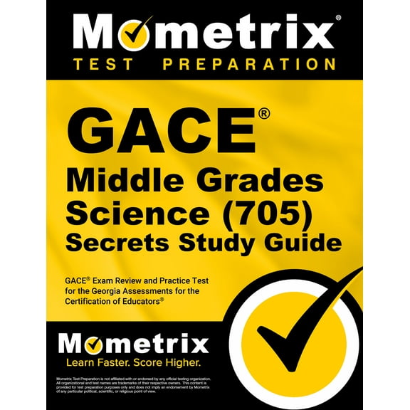 GACE Middle Grades Science (705) Secrets Study Guide