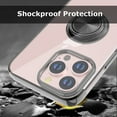 thumbnail image 5 of Compatible with iPhone 13 Pro Max Case, Ultra Slim Soft TPU Cover Built-in Rotatable Ring Kickstand Fit Magnetic Car Mount for iPhone 13 Pro Max 6.7 inch, Black, 5 of 8