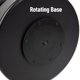 thumbnail image 3 of Mind Reader 2-Tier Snack Carousel, Countertop Organizer, Snack Tray, Breakroom, Kitchen, 14.25"L x 14.25"W x 14"H, Black, 3 of 6