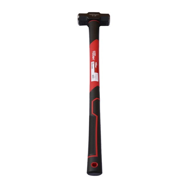 Hyper Tough 8lb Sledge Hammer with Fiberglass Handle and