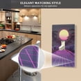 thumbnail image 5 of Yayeee Toggle Light Switch Wall Plate 1-Gang 4.5"x2.7" Home Decorative Outlet Cover, Black Neon Road, 5 of 7